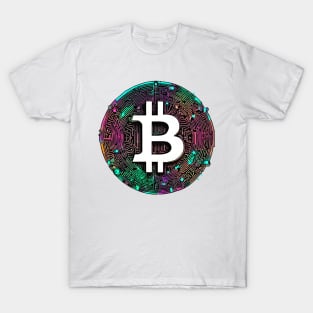 Bitcoin colorful T-Shirt